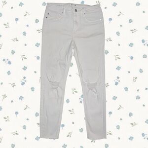 Vigoss White Distressed Ace High-Rise Skinny Jeans – Size 28